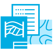 Отрисовка топографических планов по данным различных источников (облака точек, аэрофотоснимки, картографические подложки, данные геодезических съемок и т. п.)