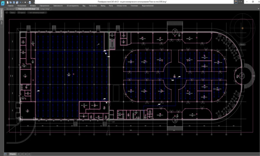 Автоматическая расстановка оросителей