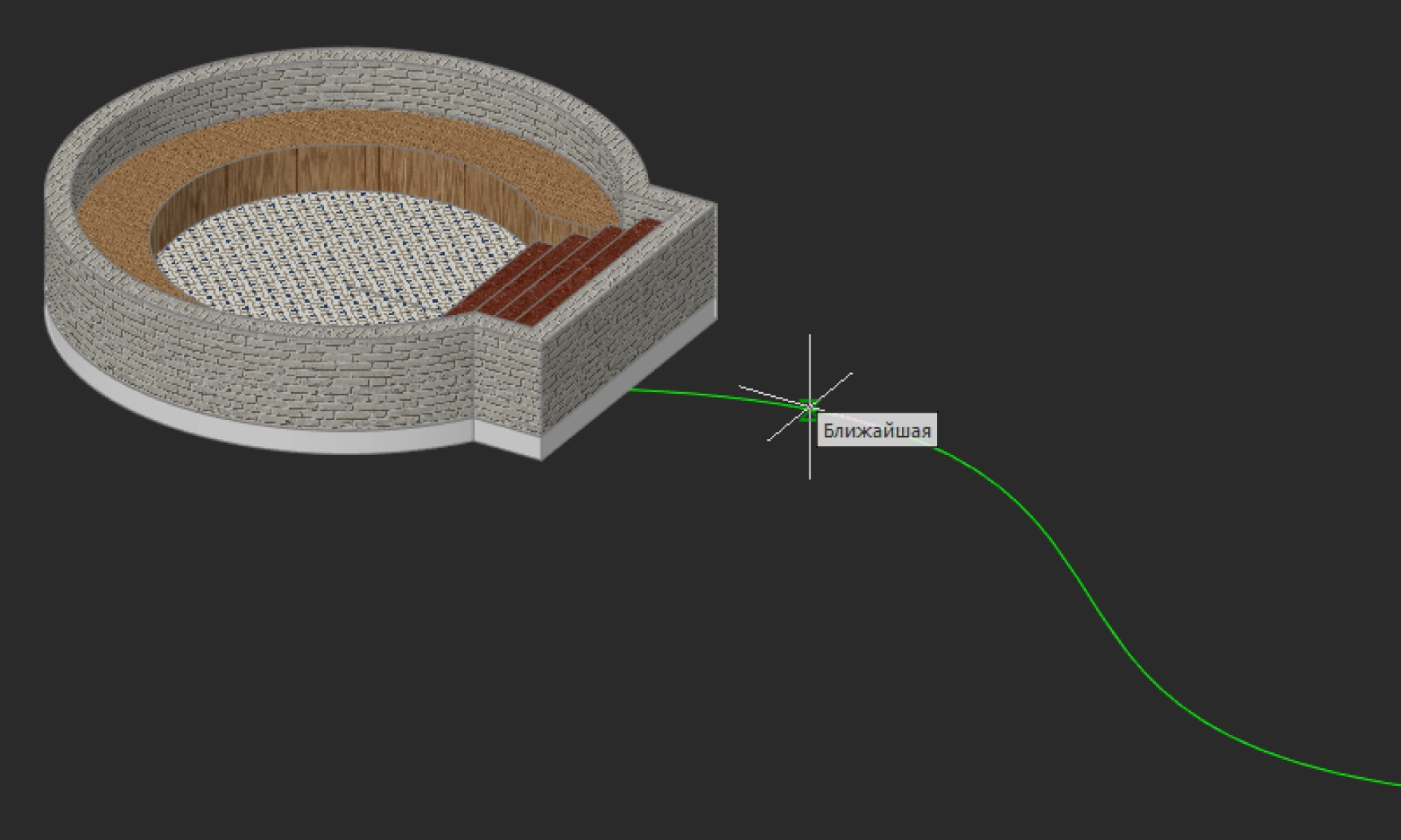 Вытягивание по траектории