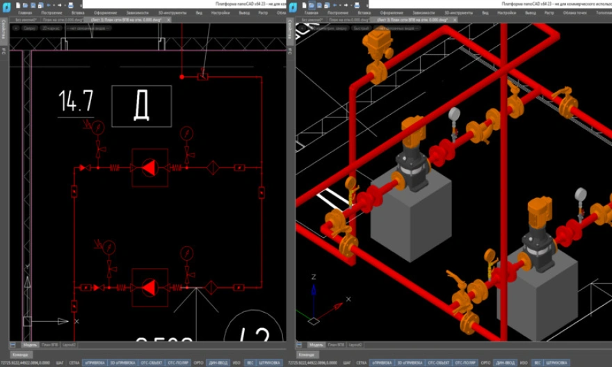 Корректное отображение 3D-модели на 2D-чертежах
