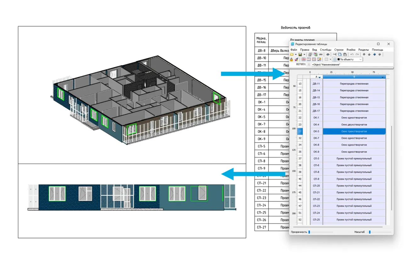 Автоматизированный выпуск чертежей, спецификаций и ведомостей